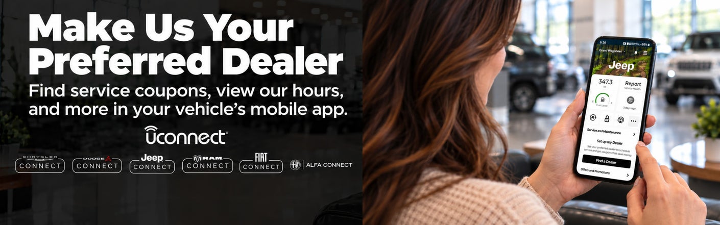 uconnect® make us your preferred dealer | Heritage Chrysler Dodge Jeep Ram Tremonton in Tremonton UT